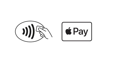 Lähimaksun ja Apple Payn logot