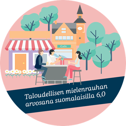 Taloudellisen mielenrauhan arvosana suomalaisilla 6,0