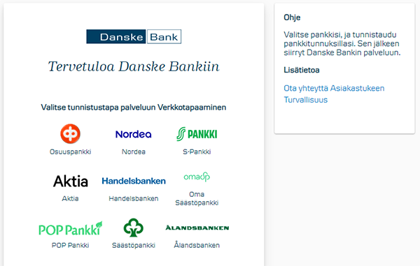 Kuvakaappaus: tunnistautuminen